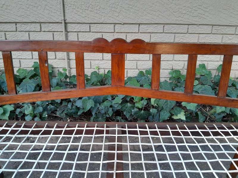 A 19th Century Cape Stinkwood and Fruitwood Riempie Bench