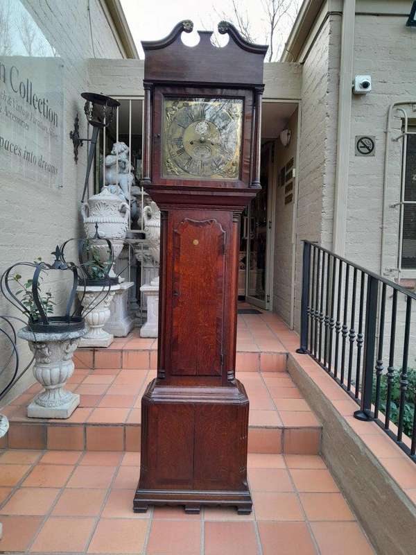 A Mid 18th Century George III Oak D. Seddon Frodsham Grandfather / Longcase Clock With a BADA (Br...