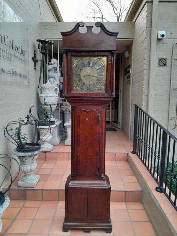 A Mid 18th Century George III Oak D. Seddon Frodsham Grandfather / Longcase Clock With a BADA (Br...