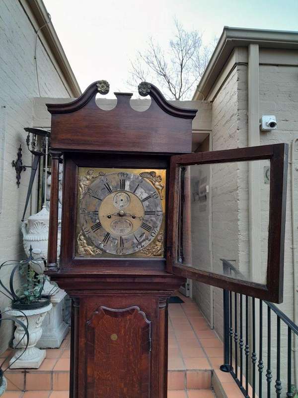 A Mid 18th Century George III Oak D. Seddon Frodsham Grandfather / Longcase Clock With a BADA (Br...