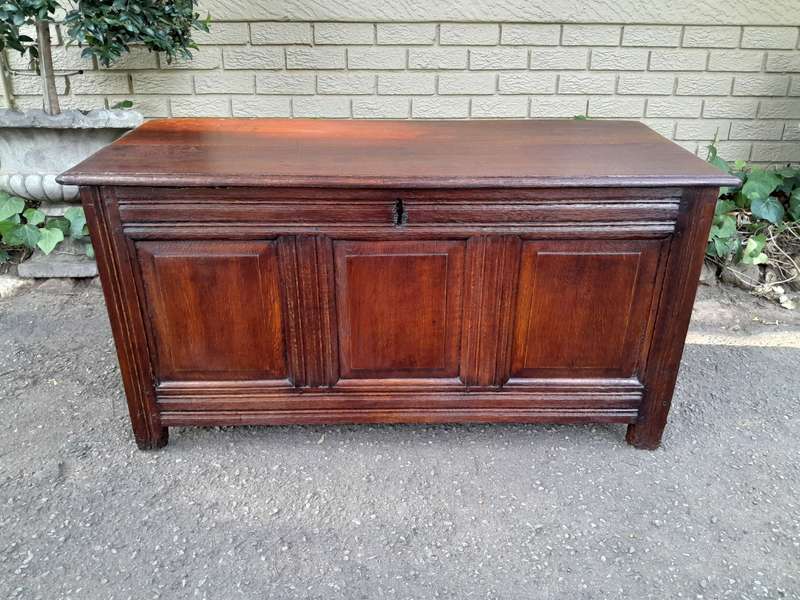 A Late 19th Century Oak Kist