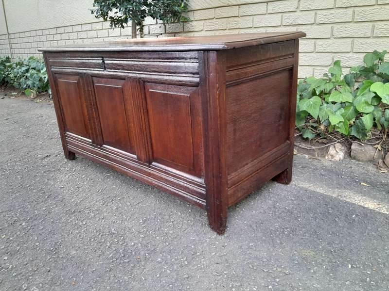 A Late 19th Century Oak Kist