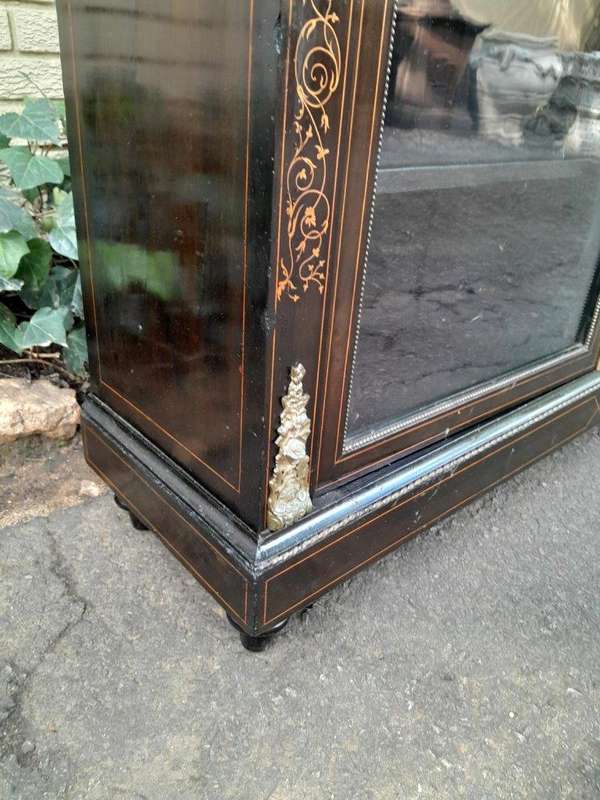A 20TH Century French Louis XVI Style Boulle Cabinet Ebonised Gilded and Ormolu Mounted