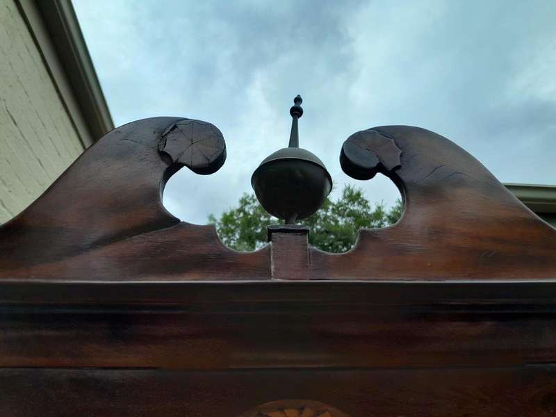 An Antique Late 19th Century Mahogany 7-Day Moon Phase Longcase / Grandfather Clock