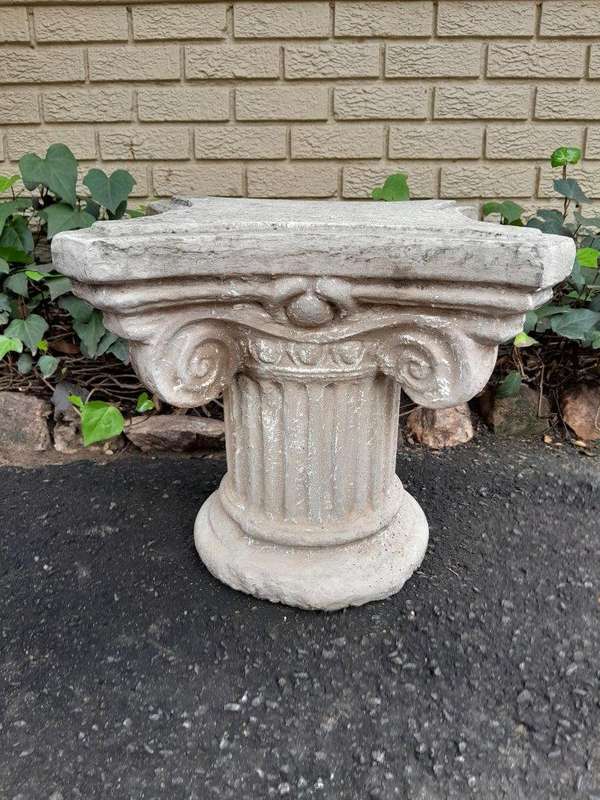 An Aged Architectural Concrete Plinth / Table Base