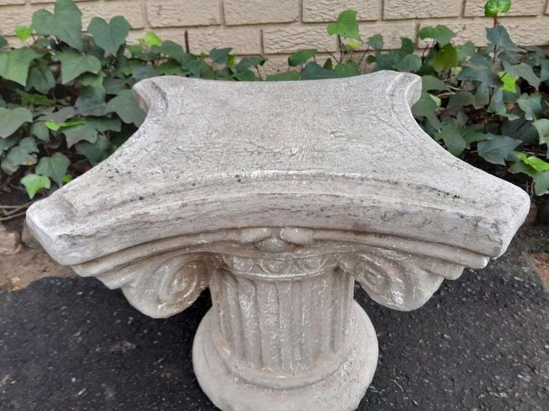 An Aged Architectural Concrete Plinth / Table Base