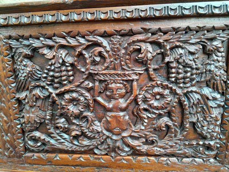 An Ornately Carved  Kist