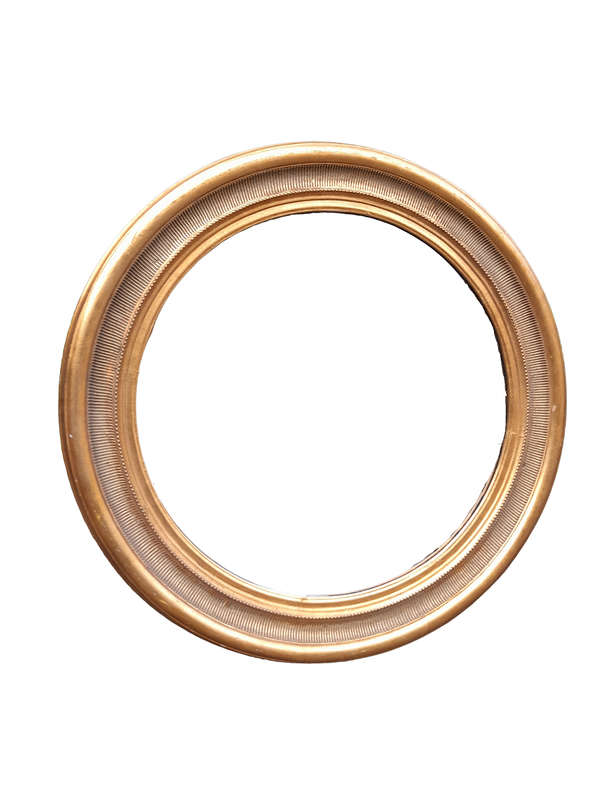A 20th Century Gilt Painted Circular Mirror ND
