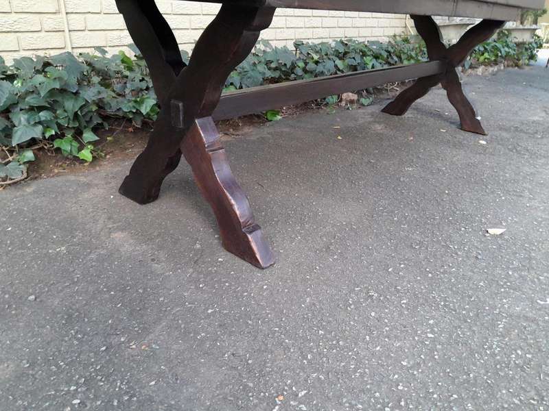 A 20th Century Rare an Exceptional Large Oak Refectory / Dining / Entrance Table  (12 seater)