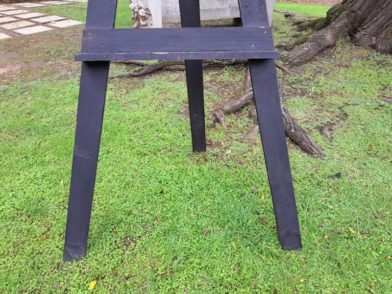 A 20th Century Set Of 3 Painted Wooden Display Easels