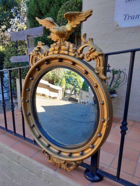 A 20th Century Regency / Federal Style Carved Eagle Mirror