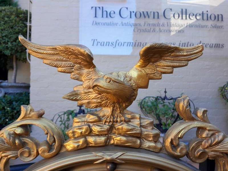A 20th Century Regency / Federal Style Carved Eagle Mirror