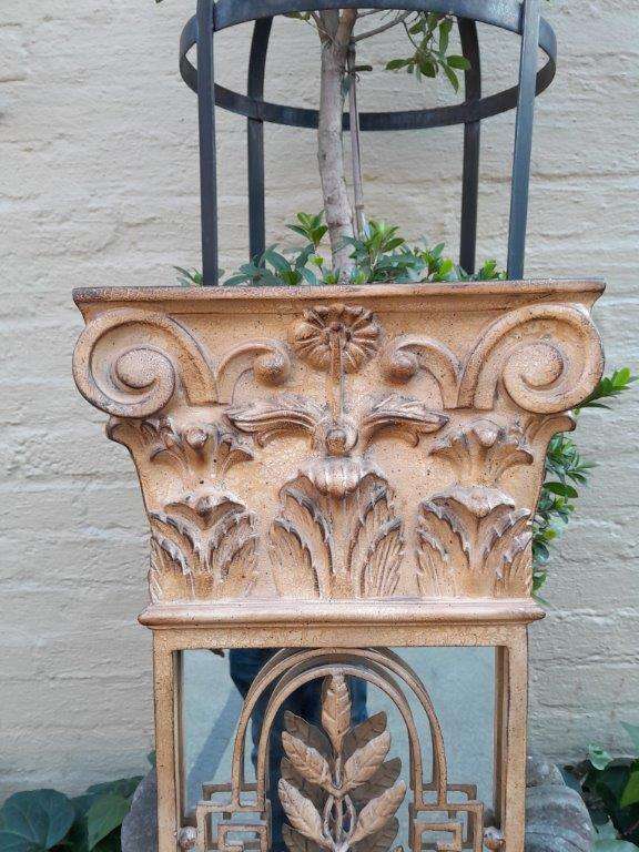 A 20th Century Pair Of Decorative Metal Plaque Style Mirrors