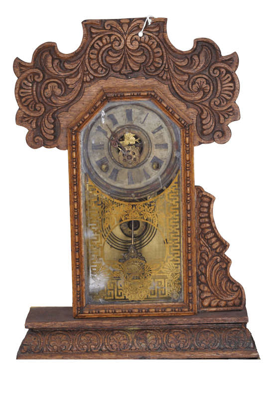 Antique Ingraham'S Gingerbread Mantle Clock ND