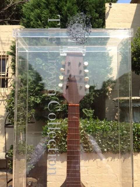 Vintage 8 String Mandolin Encased in Perspex Box