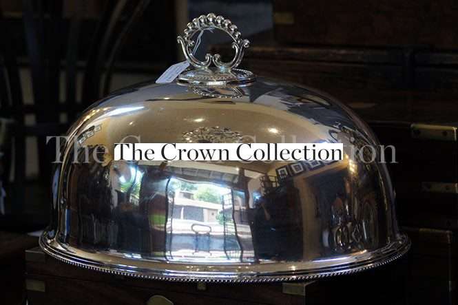 Rare silver plated food dome