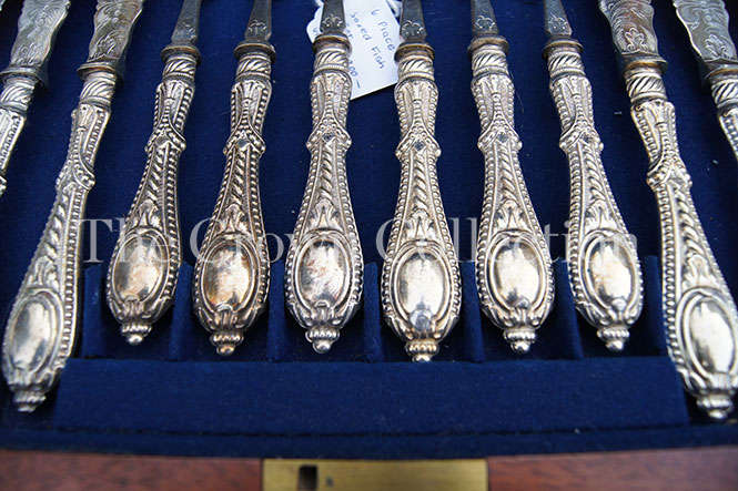 6 Place Boxed Fish Set. 6 place - 12 Piece.