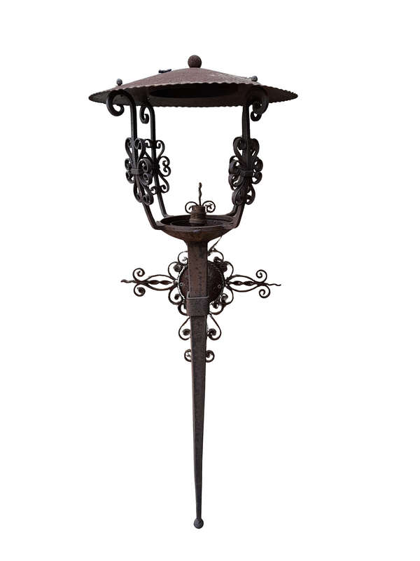 Wrought Iron Wall Light