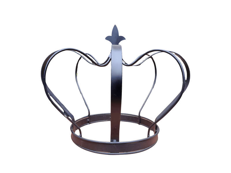A Hand-Gilded Wrought Iron Decorative Crown