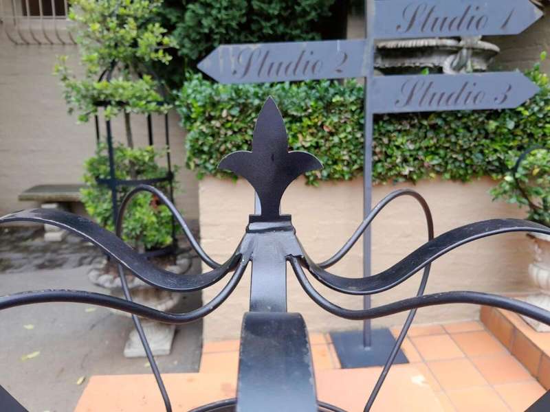 A Hand-Gilded Wrought Iron Decorative Crown