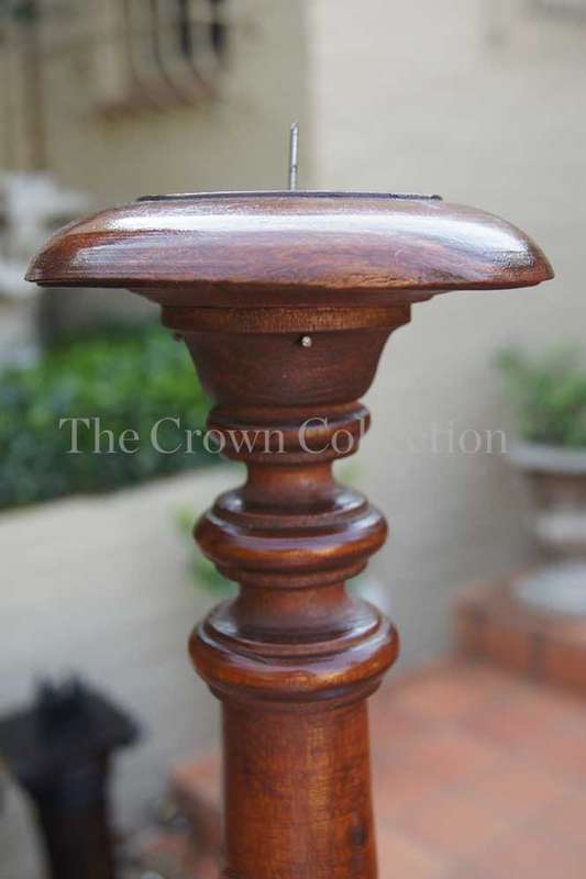 Pair Wooden Candlesticks