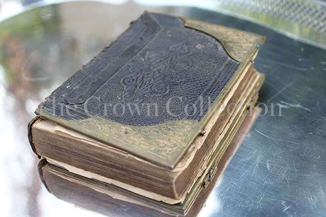 Bible - Rare Antique Printed 1857 (Front and back cover loose)