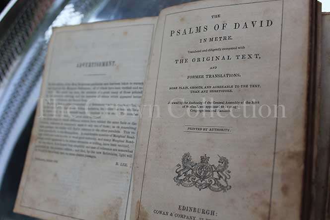 Bible - Rare Antique Printed 1857 (Front and back cover loose)