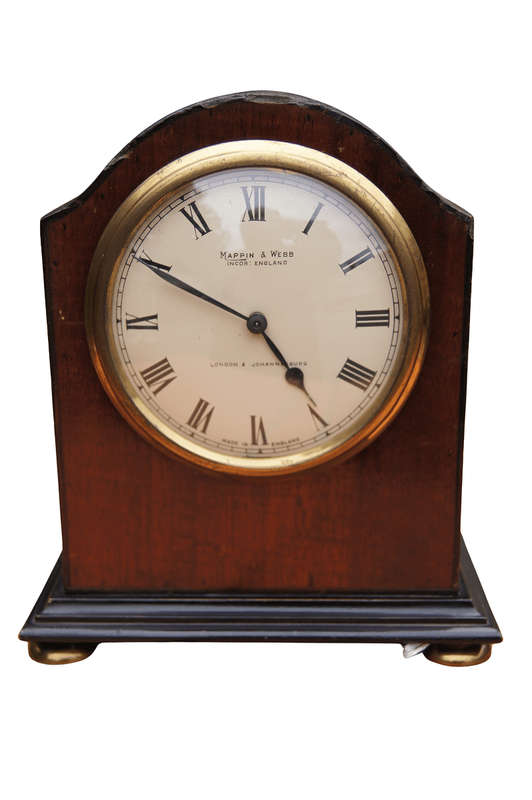 Mahogany Mantle Clock Mappin & Webb ND