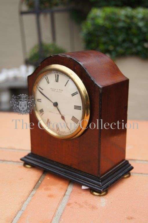 Mahogany Mantle Clock Mappin & Webb ND