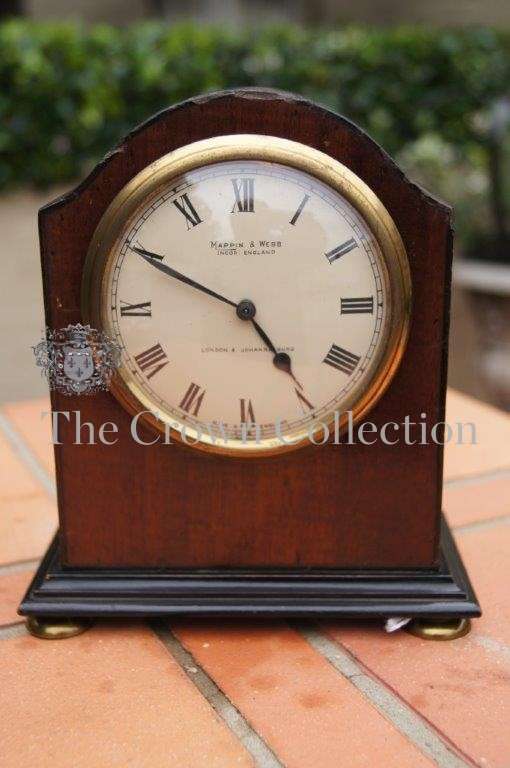 Mahogany Mantle Clock Mappin & Webb ND