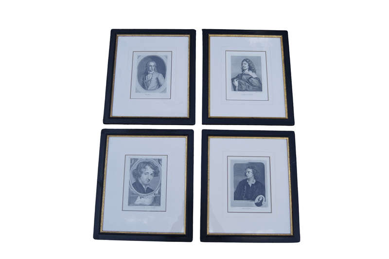 Set of 4 Framed Portrait Prints