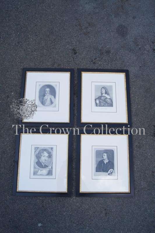 Set of 4 Framed Portrait Prints