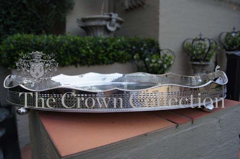 Sheffield Silver Plated Gallery Tray