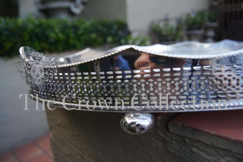 Sheffield Silver Plated Gallery Tray