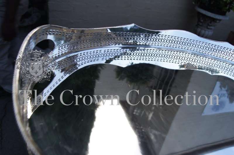Sheffield Silver Plated Gallery Tray