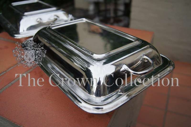 Silver Plated Entrée Dishes (1 available)