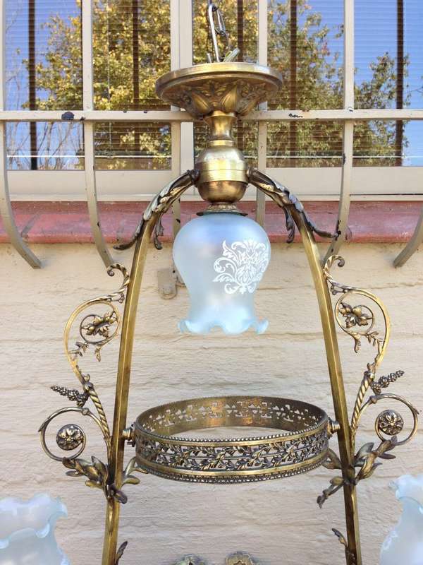 Brass Chandelier