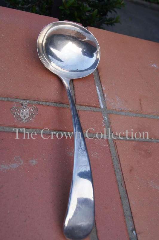 Vintage Plated Soup Ladle Van Riebeeck Plate EPNS
