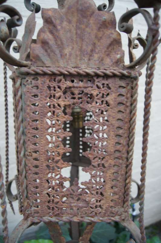 A decorative two arm wall light from a vineyard in the south of France. This piece has a good tim...