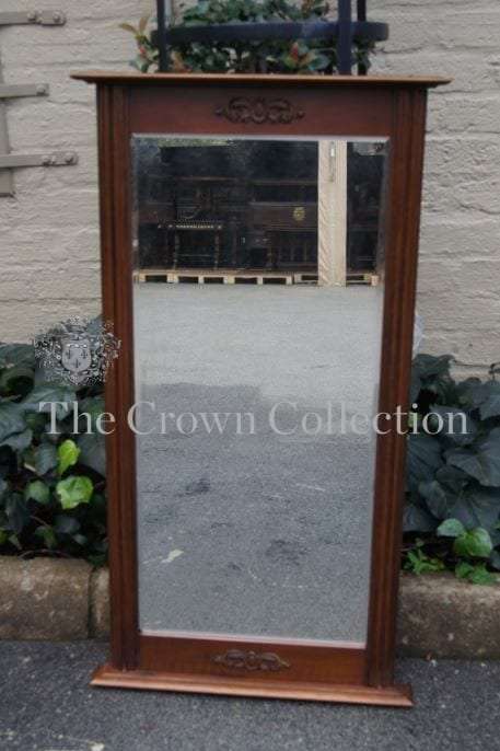Mahogany Bevelled Mirror