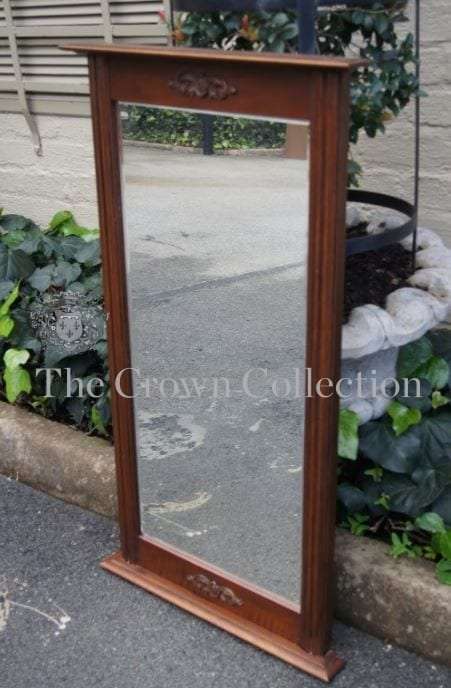 Mahogany Bevelled Mirror