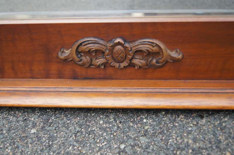 Mahogany Bevelled Mirror