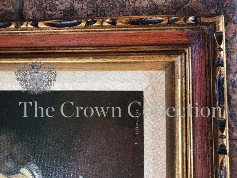 Oil Painting of a Portrait of a Young Man in a Red Cap redone by M. Honorot