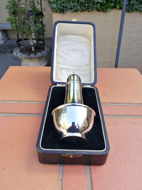 Castor Sugar Shaker Birmingham Circa 1930 Solid Silver