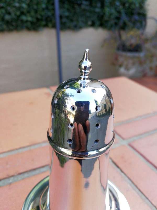 Castor Sugar Shaker Birmingham Circa 1930 Solid Silver