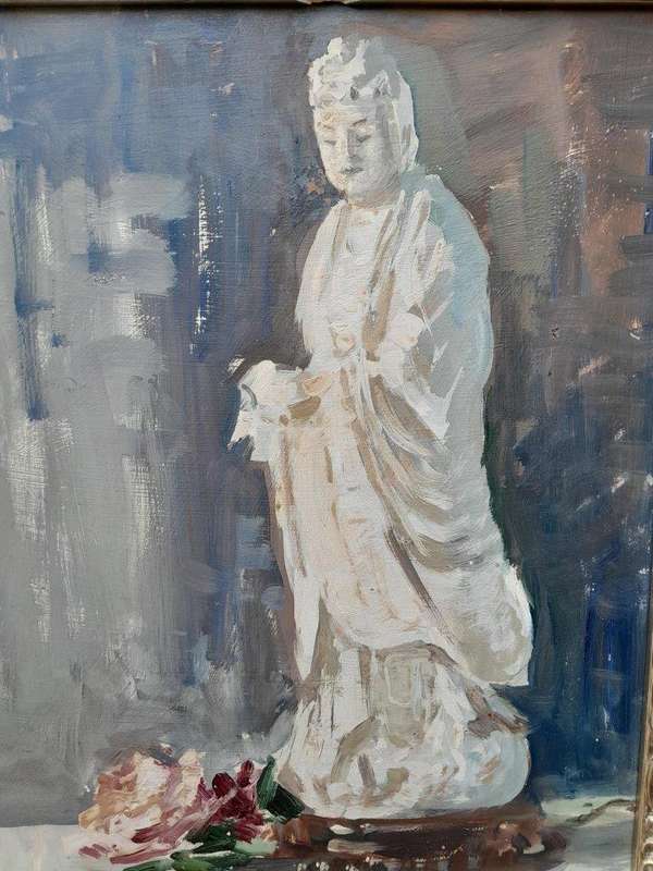 Painting Of A Stature By  John Ferguson