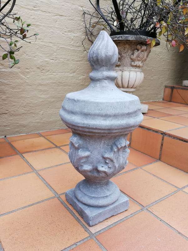 Pair of Concrete Urns