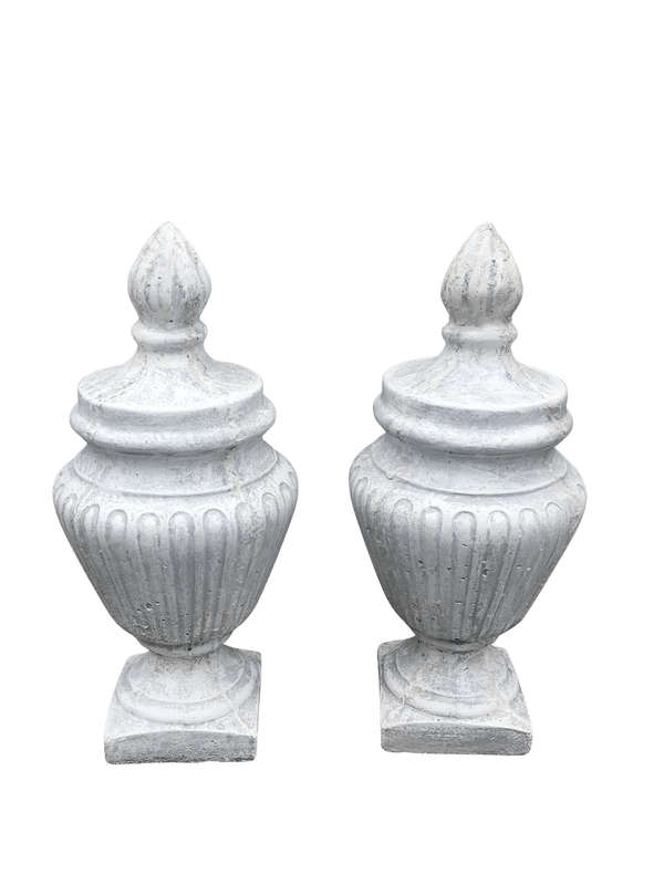 Pair of  Concrete Urns / Door Stops
