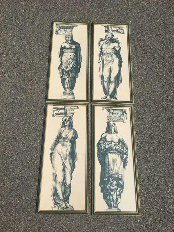 A 20TH Century Set of Four Ancient Roman Prints - ND
