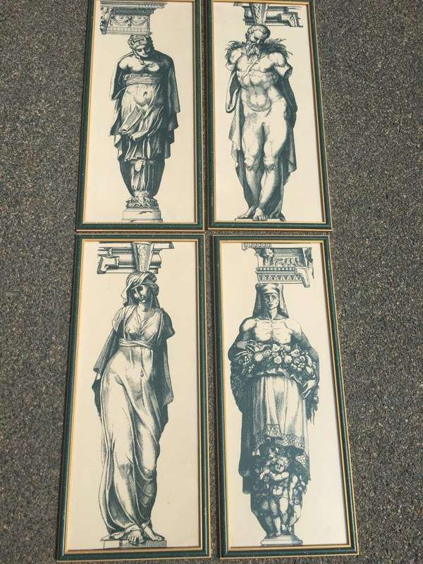 A 20TH Century Set of Four Ancient Roman Prints - ND